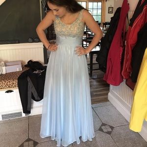 light blue prom dress size 6